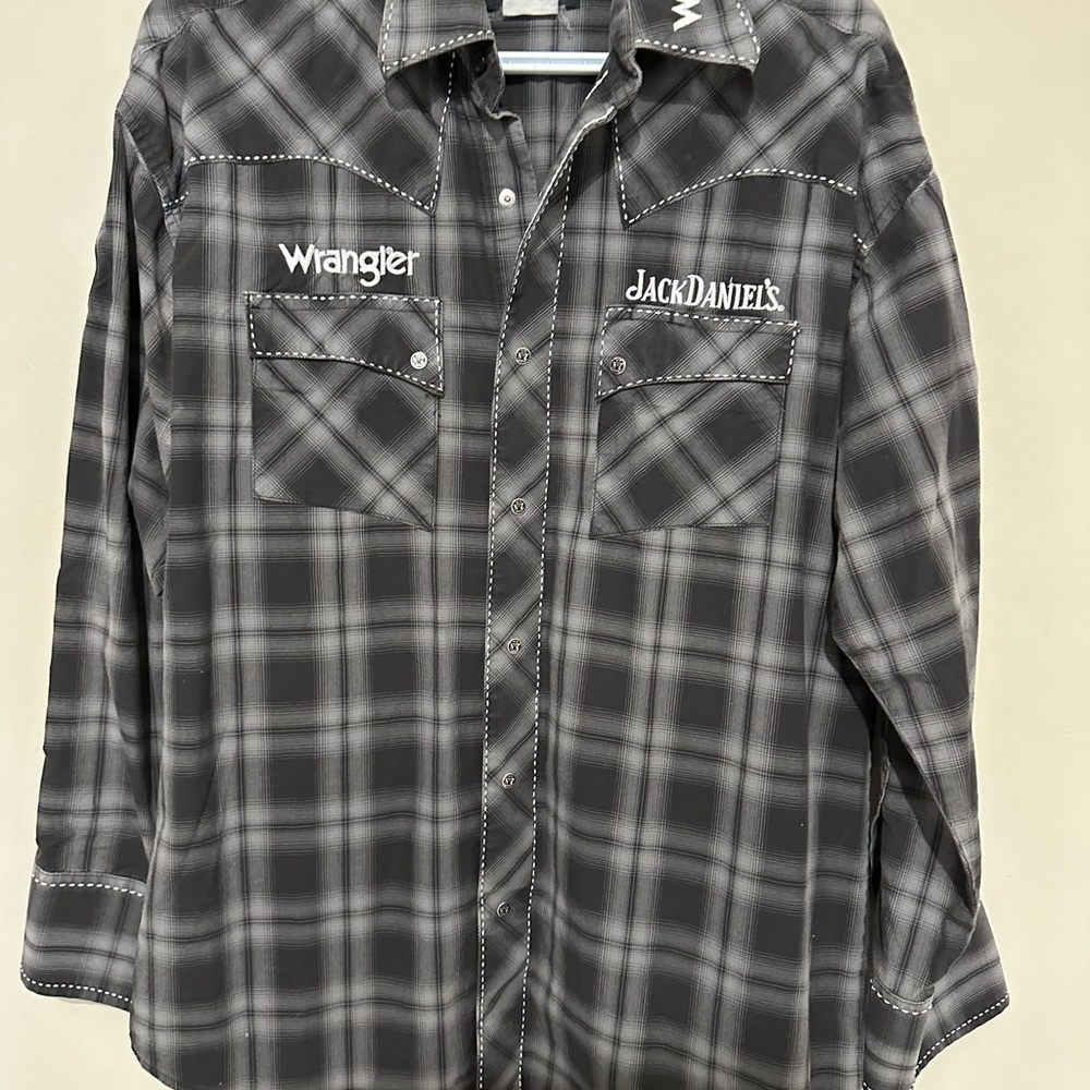 Wrangler shirt with snaps